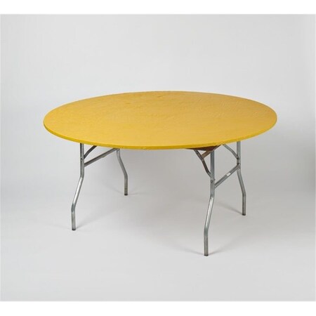 Gloriousgifts Disposable Table Cover - Gold - 60 inch Round GL3569395